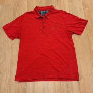 Men’s William Murray Red Golf Polo Size Large
